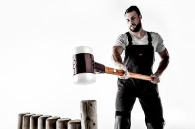 Halder Voorhamer | hoofd-d. 100 mm lengte 1000 mm | middelhard superplastic wit | hickory | 1 stuk - 3007.100 3007.100 Halder Voorhamer | hoofd-d. 100 mm lengte 1000 mm | middelhard superplastic wit | hickory | 1 stuk - 3007.100 3007.100