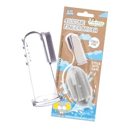 Silicone finger brush