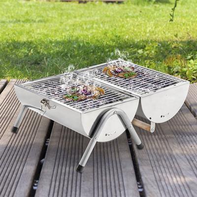 RVS Houtskool Barbecue - Gemakkelijk mee te nemen