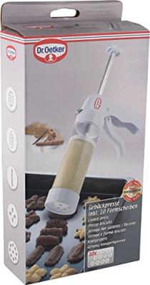 Dr. Oetker Banketbakkerspers incl. 10 vormschijven, set 11 delig Dr. Oetker Banketbakkerspers incl. 10 vormschijven, set 11 delig