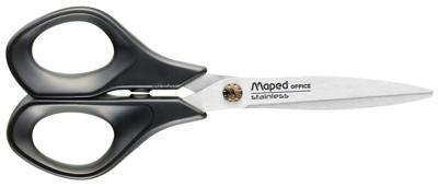 Maped schaar Advanced, ft 17 cm, rechts, scherpe punt, RVS, zwart, blister van 1 stuk Maped schaar Advanced, ft 17 cm, rechts, scherpe punt, RVS, zwart, blister van 1 stuk
