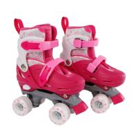 Street Rider rolschaatsen roze verstelbaar, maat 31-34 - thumbnail