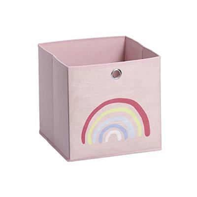 Opbergdoos Regenboog - Roze - 28 cm