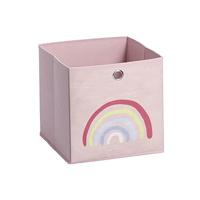 Opbergdoos Regenboog - Roze - 28 cm - thumbnail