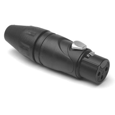 Amphenol AX3FB XLR Connector 3-polig XLR Kabeldeel Female AX Serie - Zwart