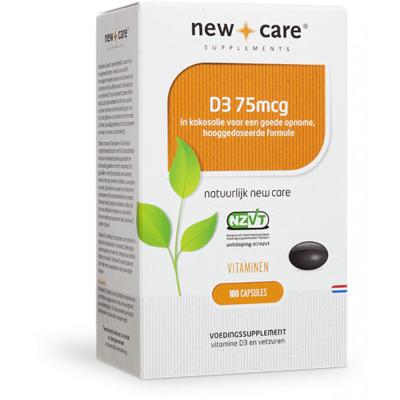 New Care Vitamine D3 75mcg 100 Capsules