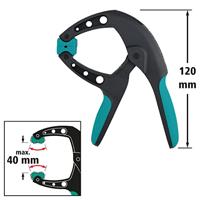 Wolfcraft 3626000 FZH 40 - Ergonomische veerklem Spanbreedte (max.):40 mm - thumbnail