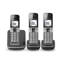 Panasonic KX-TGD313NLG Vaste Telefoons 3 Stuks Zwart/Zilver - thumbnail