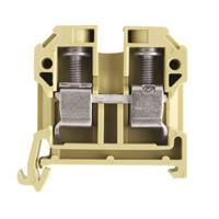 Weidmüller 0443760000 Doorgangsserieklem Schroeven Beige, Geel 100 stuk(s) - thumbnail