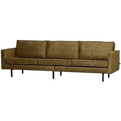 WOOOD Rodeo 3-zits bank velvet Mosterd