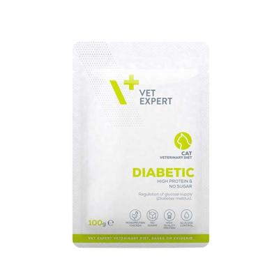 VET EXPERT Veterinary Diet Diabetic Cat - natvoer voor katten - 100g