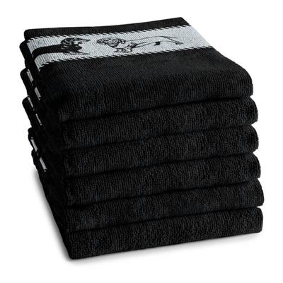 DDDDD DDDDD keukendoek Saar zwart 50x55 (per stuk)