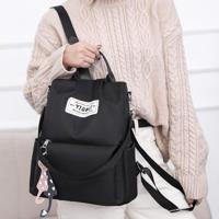 Multifunctionele anti-diefstal rugzak Crossbody Casual Tote tas met accessoires hanger (zwart) - thumbnail