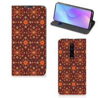 Xiaomi Redmi K20 Pro | Hoesje met Magneet | Batik Brown - thumbnail