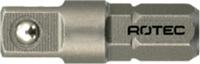 Rotec Adapter | C6.3 25mm 1/4"-4-Kt. | Met Kogel - 820.0010 - thumbnail