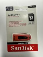 SanDisk Ultra USB-stick Retail 64 GB Rood SDCZ48-064G-U46R USB-A 3.0 - thumbnail