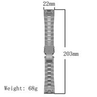 Titanium schakelband - Zilver - Garmin Fenix 7 / 6 / 5 - thumbnail