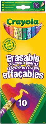 Crayola kleurpotloden uitwisbaar, 10st.