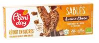 Pleniday Pleniday Zandkoekjes Haver En Chocola Minder Suiker Bio (150g) - thumbnail