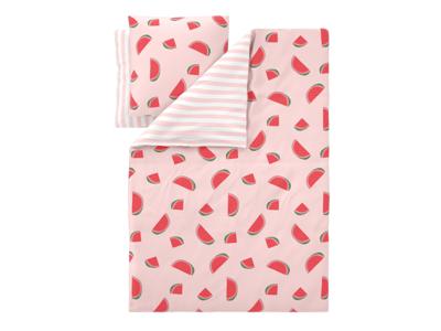 LIVARNO Satijnen dekbedovertrek 240 x 220 cm (Watermeloenen)