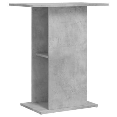 Aquariumstandaard 60,5x36x72,5 cm bewerkt hout betongrijs - thumbnail