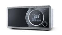 SHARP DR450 digitale radio (DAB/DAB+/FM met RDS, Bluetooth, wekkerfuncties, 6 watt), grijs - thumbnail