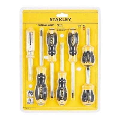 Stanley STHT16166-0 CUSHION GRIP™ Schroevendraaierset PH / SL / Spanningszoeker - 6-delig