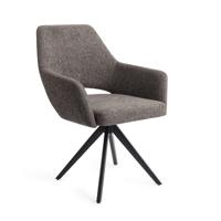 Jesper Home Eetkamerstoel 'Yanai' Turn Black, Draaibaar, kleur Amazing Grey - thumbnail