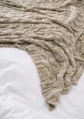 Marc O'Polo Ainaa plaid Oak beige 150x200