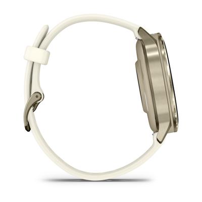 Garmin Venu 4, 41mm, Premium smartwatch met GPS, AMOLED-touchscreen, LED-zaklamp, Geavanceerde gezondheids- en fitnessfuncties, Tot 10 dagen batterijduur, Lunar Gold/Bone