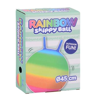 Outdoor Fun regenboog skippybal 45 cm