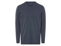 LIVERGY Heren shirt (Marineblauw, M) - thumbnail