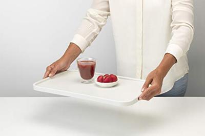 Brabantia snijplank L plus dienblad tasty+ light grey - thumbnail
