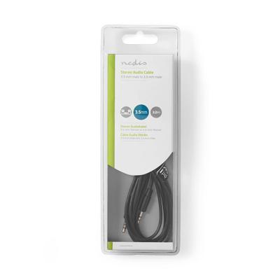 Nedis CAGB22000BK30 Stereo-audiokabel 3,5 Mm Male - 3,5 Mm Male 3,0 M Zwart