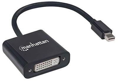 Manhattan 152549 Actieve Mini DisplayPort Mannelijke naar DVI-I Dual Link Female Vrouwelijke Zwart