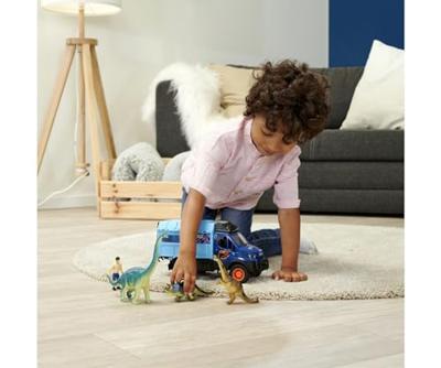Dickie dino world lab vrachtwagen speelset