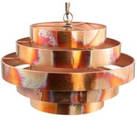 PTMD hanglamp zanth koperkleurig 42 cm | 2 stuks - thumbnail