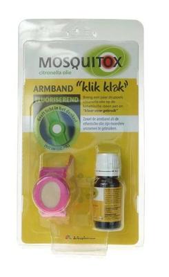 Mosquitox Armband met etherische olie 10 Milliliter