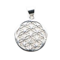 Zilveren Hanger Flower of Life Hanger (20 mm) - 925 Sterling - thumbnail