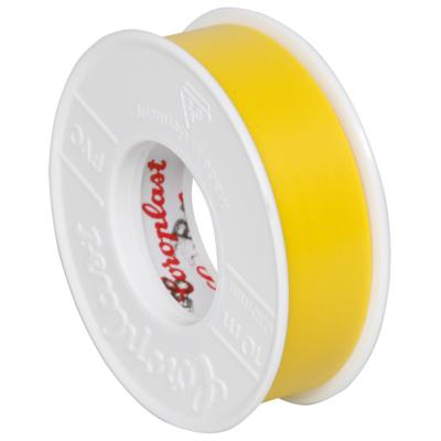 PVC-Isolatieband Geel 15mm, 25 meter Coroplast