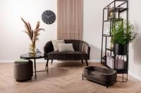 Bloemenvaas Blush groot 30x 13 cm - mosgroen - thumbnail