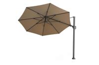 Platinum | Zweefparasol Challenger T² Ø350 cm | Taupe - thumbnail