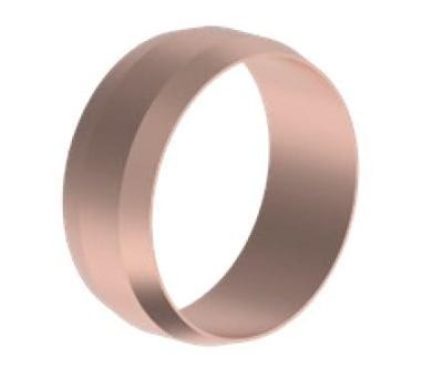 Kirchhoff Koperen klemring, blank, 15 mm, klemkoppeling voor koperen buis (5x) - 989461317