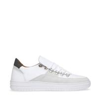 Manfield nubuck sneakers wit - thumbnail