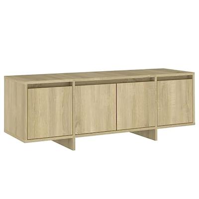 Tv-meubel 120x30x40,5 cm bewerkt hout sonoma eikenkleurig