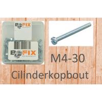 Bofix cilinderkopbout m4x30 verzinkt (50st) - thumbnail