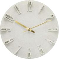 Hama Wandklok Corfu met 3D Cijfers 30 cm Beige/Goud - thumbnail