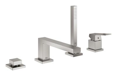 Badcombinatie GROHE Eurocube Viergats Supersteel
