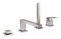 Badcombinatie GROHE Eurocube Viergats Supersteel - thumbnail