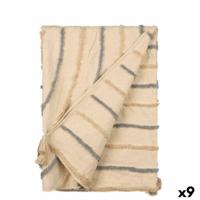 Sprei Gift Decor Grijs 220 x 150 cm Strepen (9 Stuks) - thumbnail